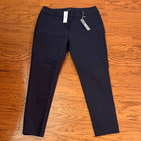 LOFT Pants - LOFT Dark Blue Curvy Skinny Ankle Length Pants - NWT